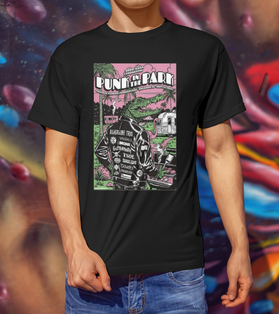Punk In The Park Central Florida Fairgrounds Alkaline Trio Vandals Orlando Sep 14 T-Shirt
