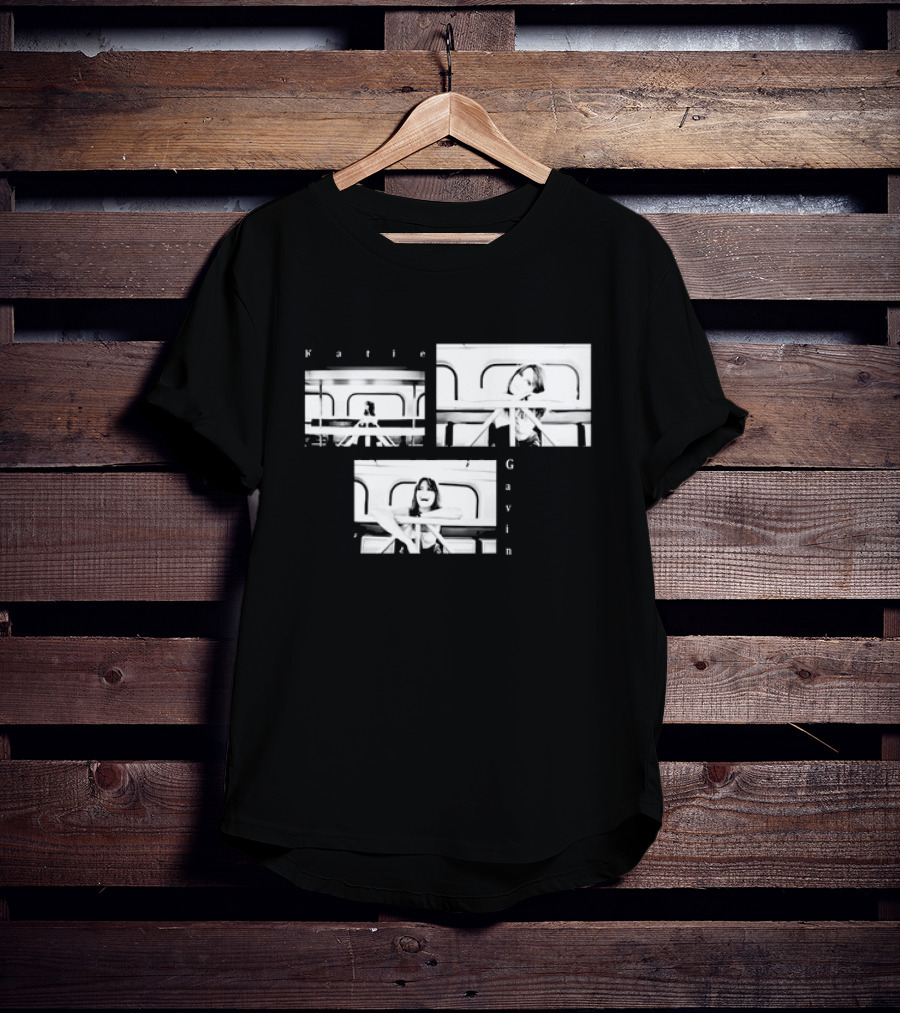 Katie Gavin Black And White Photo Triptych T-Shirt