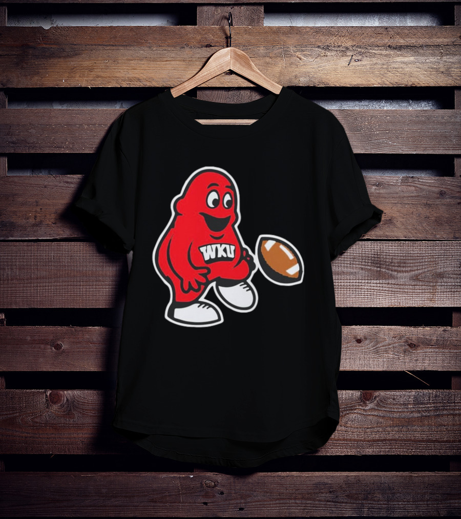 Western Kentucky Hilltoppers WKU Big Red Football Mascot T-Shirt