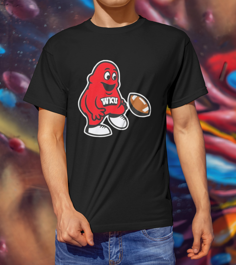 Western Kentucky Hilltoppers WKU Big Red Football Mascot T-Shirt