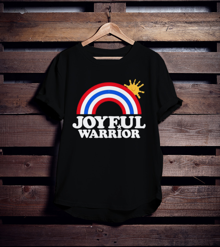 Joyful Warrior Rainbow Sunburst T-Shirt