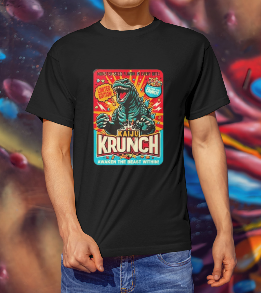 Kaiju Krunch Monster-Sized Flavor Awaken The Beast Within T-Shirt