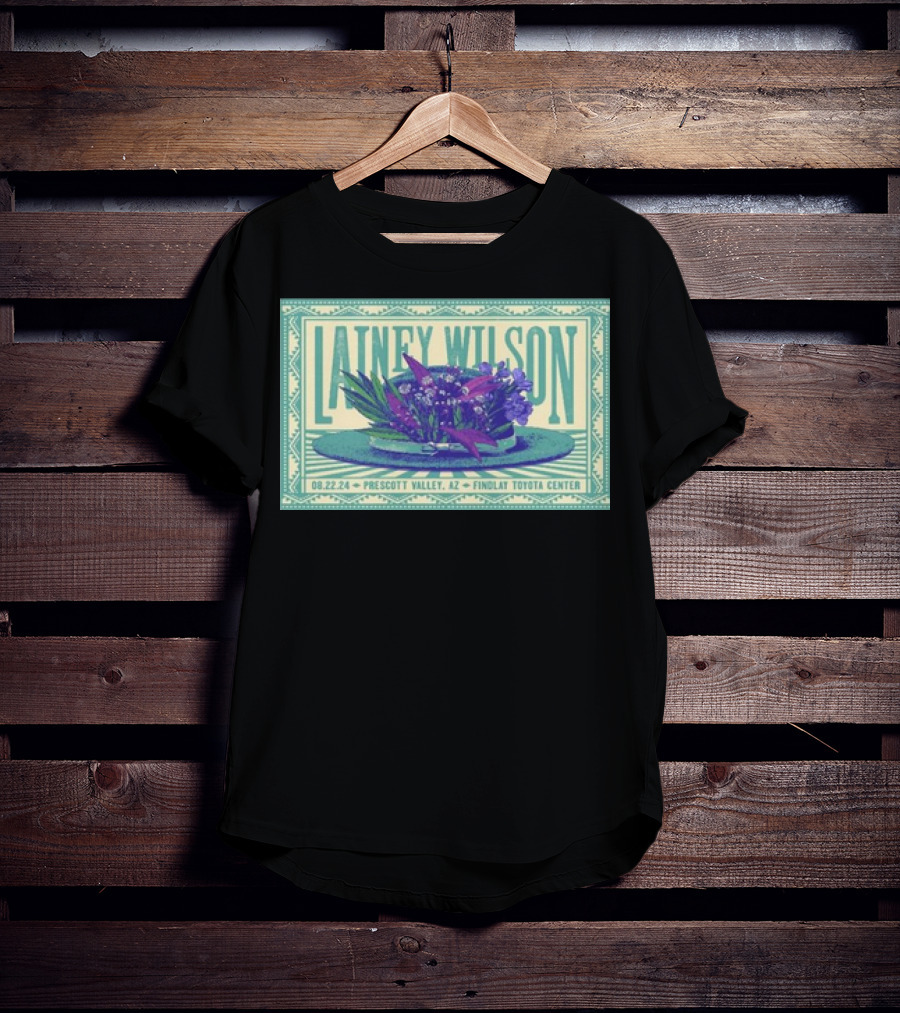 Lainey Wilson Prescott Valley AZ Findlay Toyota Center Aug 22 T-Shirt