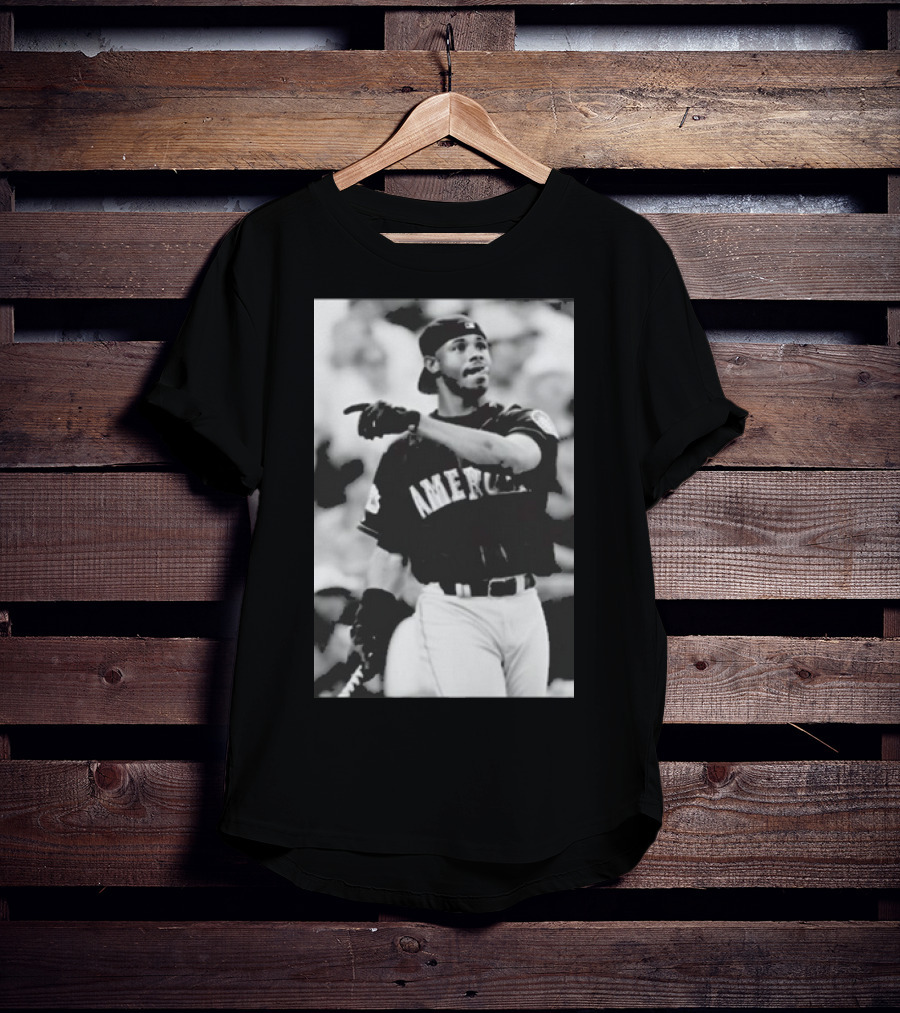 Mina Kimes Wearing Ken Griffey Jr. Baseball America Jersey T-Shirt