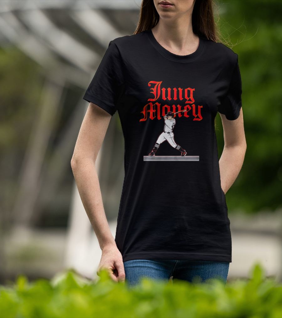 Jung Money Baseball Swing Detroit T-Shirt