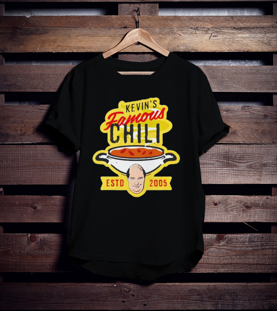 Kevin’s Famous Chili Estd 2005 Michael Wearing Badge T-Shirt