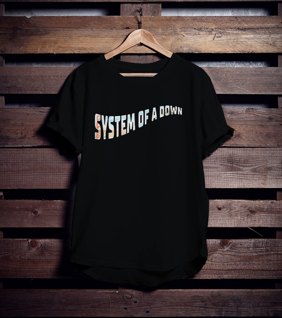 System Of A Down Golden Gate Park San Francisco Styling Text T-Shirt