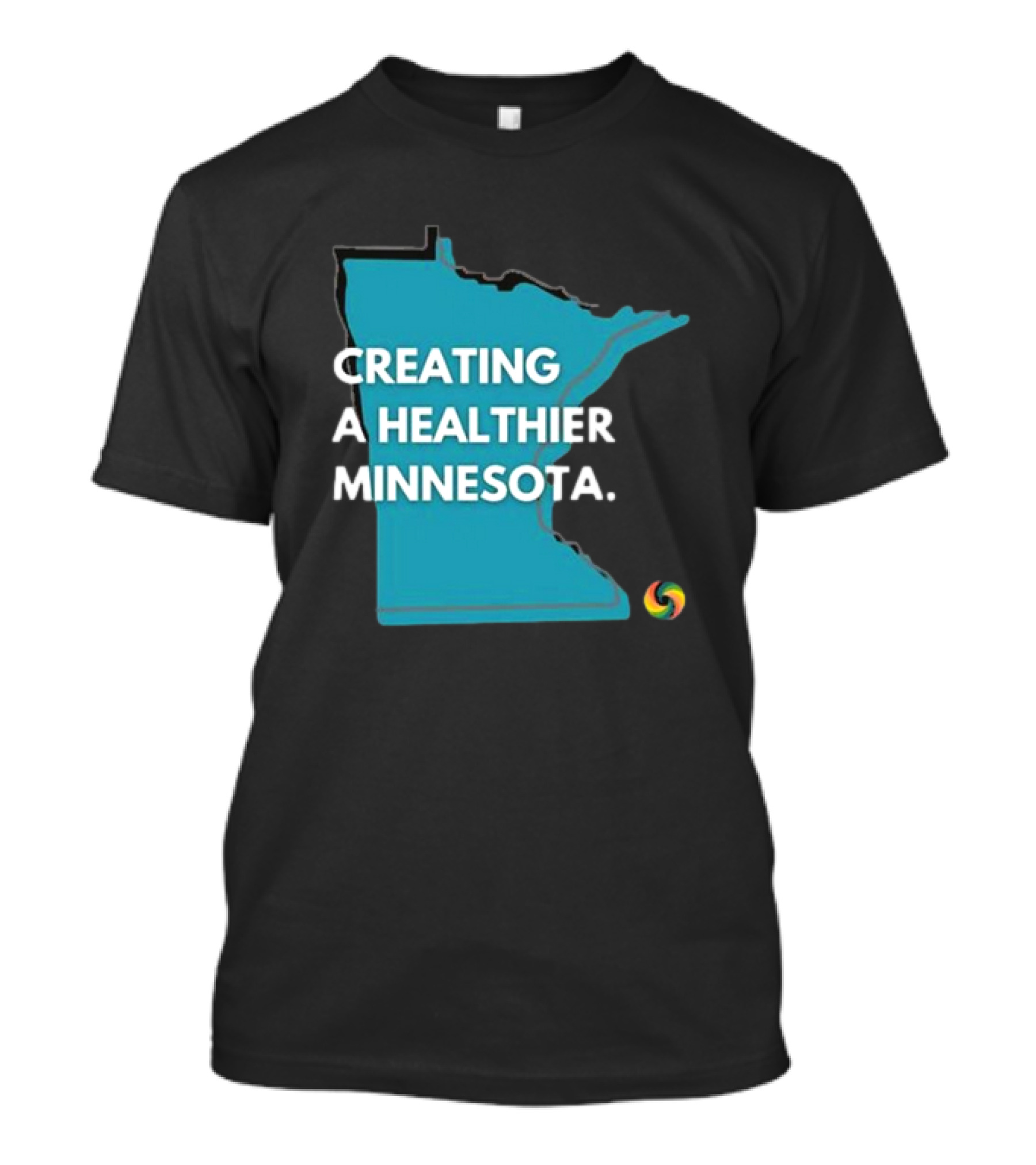 Creating A Healthier Minnesota State Logo With Swirl T-Shirt