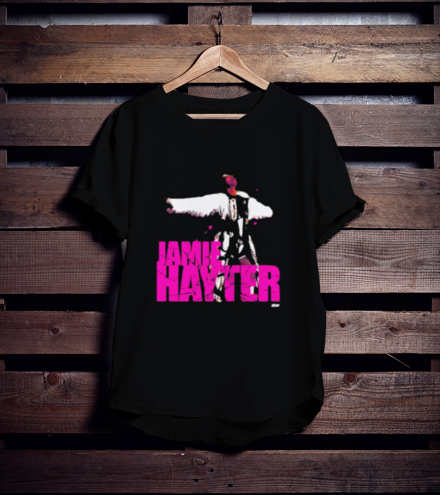 Jamie Hayter Bold Pink Wrestler Aesthetic T-Shirt