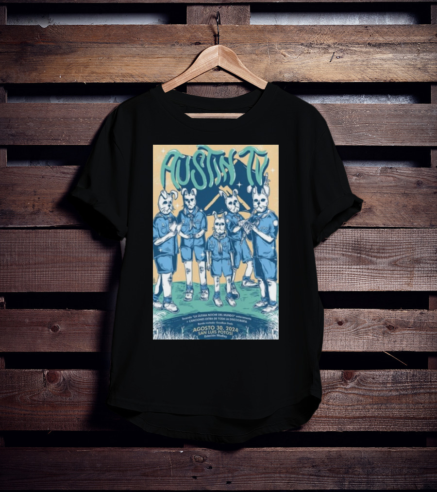Austin TV La Última Noche Del Mundo San Luis Potosí Estación Wadley Agosto 30 T-Shirt