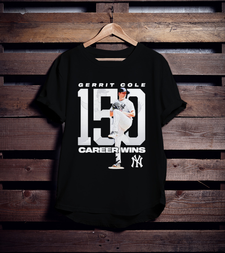Gerrit Cole 150 Career Wins New York Yankees T-Shirt