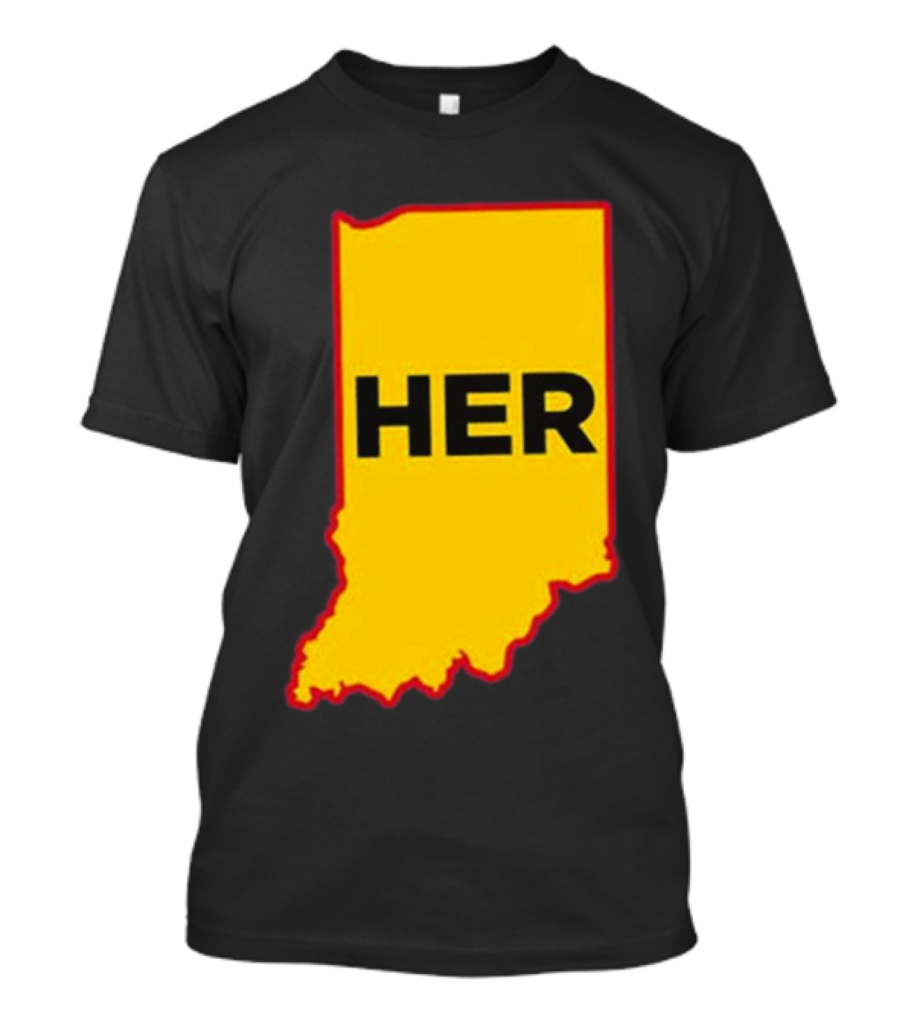 Indiana HER Map T-Shirt