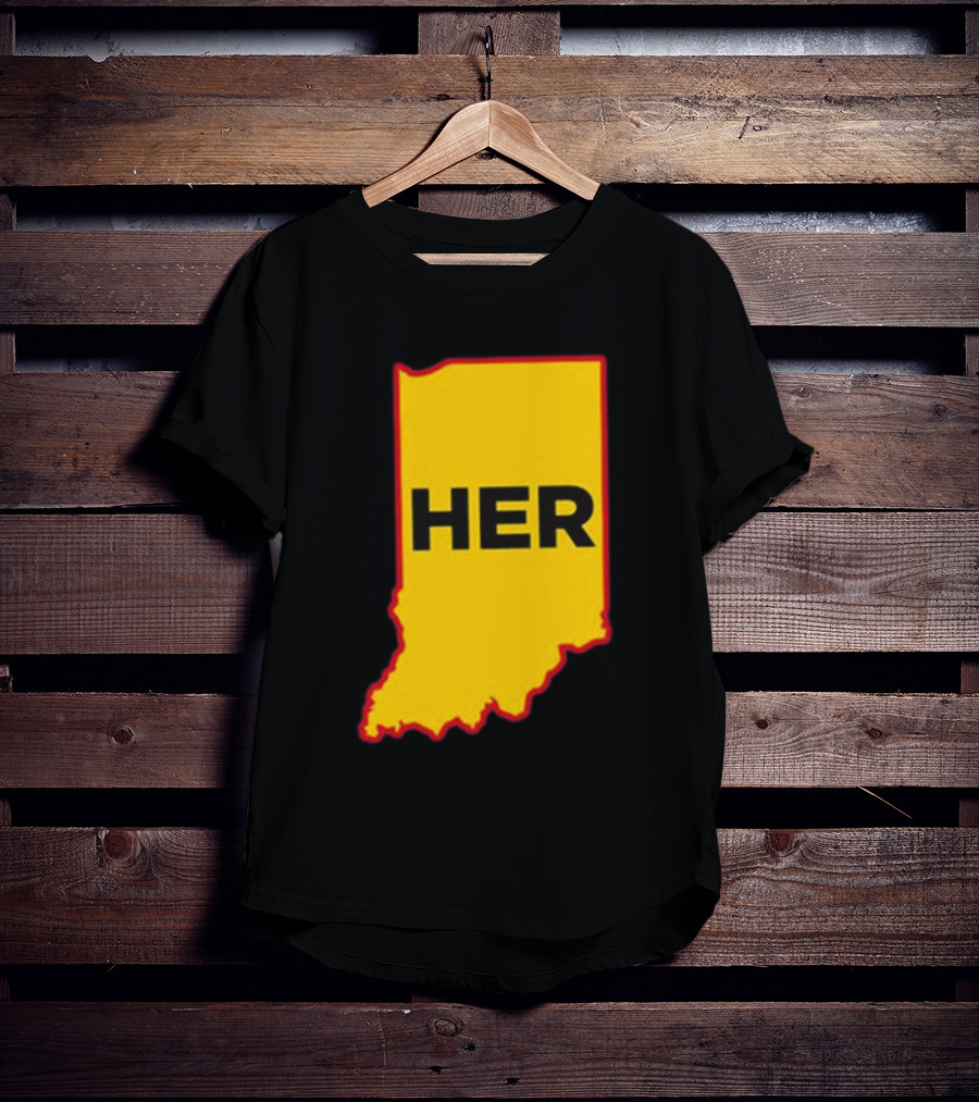 Indiana HER Map T-Shirt