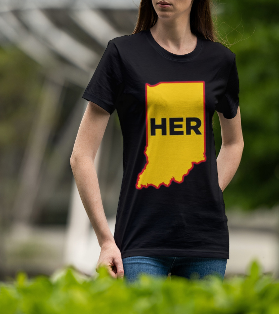 Indiana HER Map T-Shirt