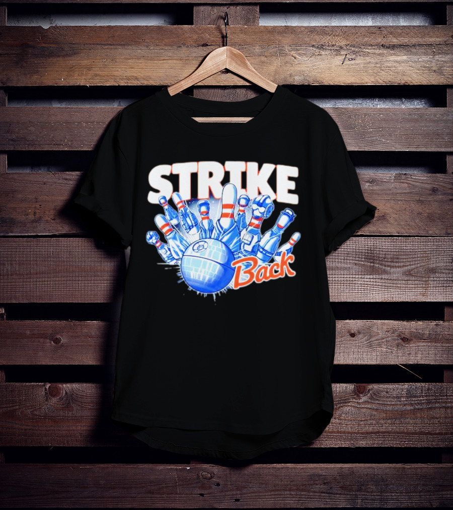 STRIKE Back Bowling And Star Wars Mashup T-Shirt