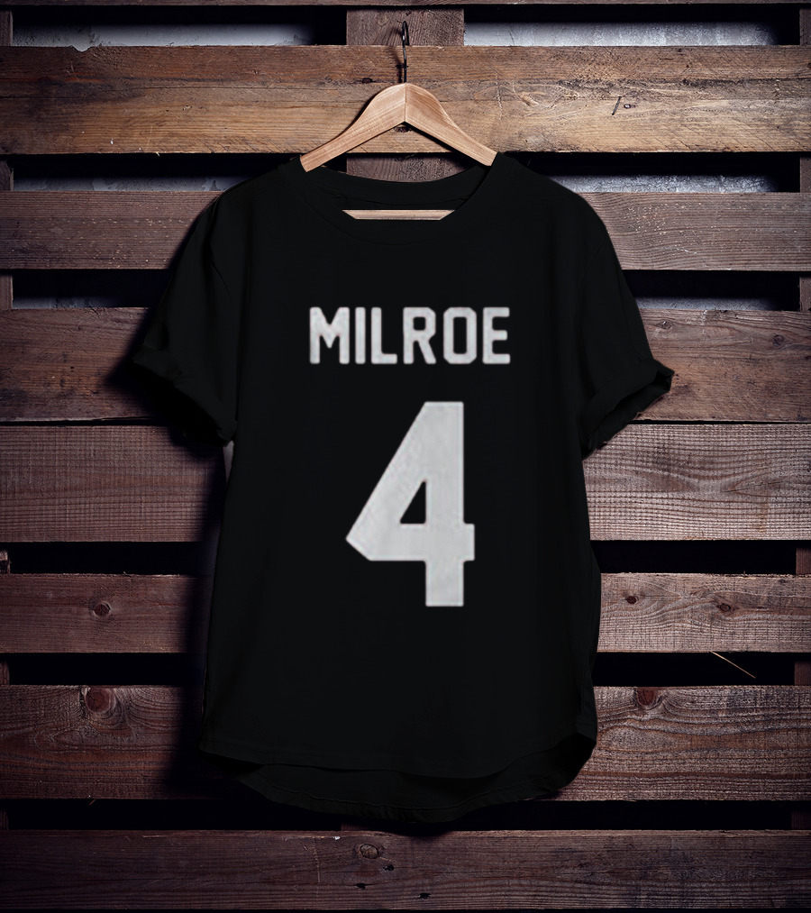 Alabama Football Milroe 4 Shirsey T-Shirt