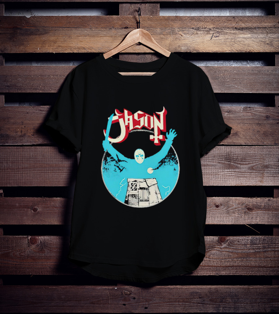 Jason Ghost Heavy Metal Turbo Cabin And Mask T-Shirt
