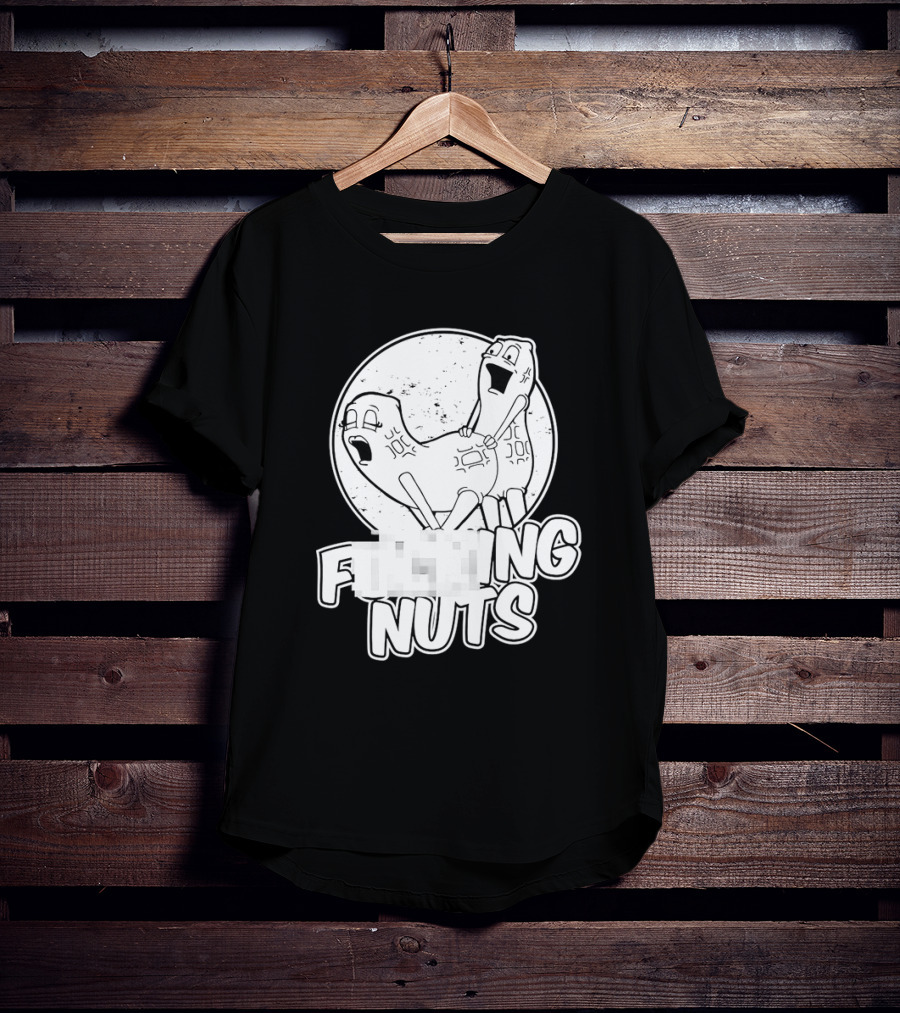 Fking Nuts Peanuts Cartoon Humor T-Shirt