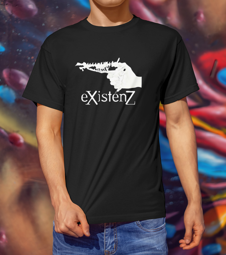 Gristle EXistenZ Skeletal Gun T-Shirt