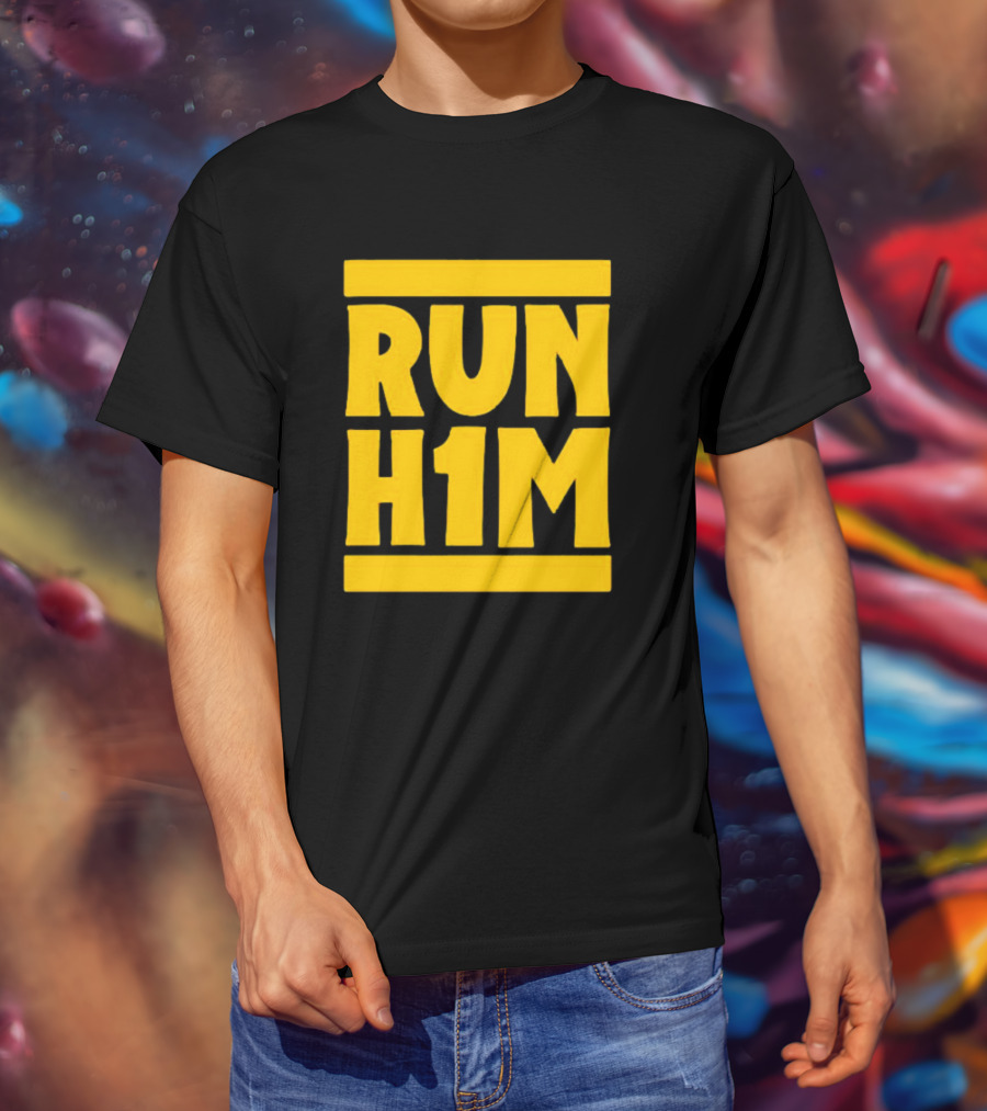 RUN H1M Street Art Graffiti T-Shirt