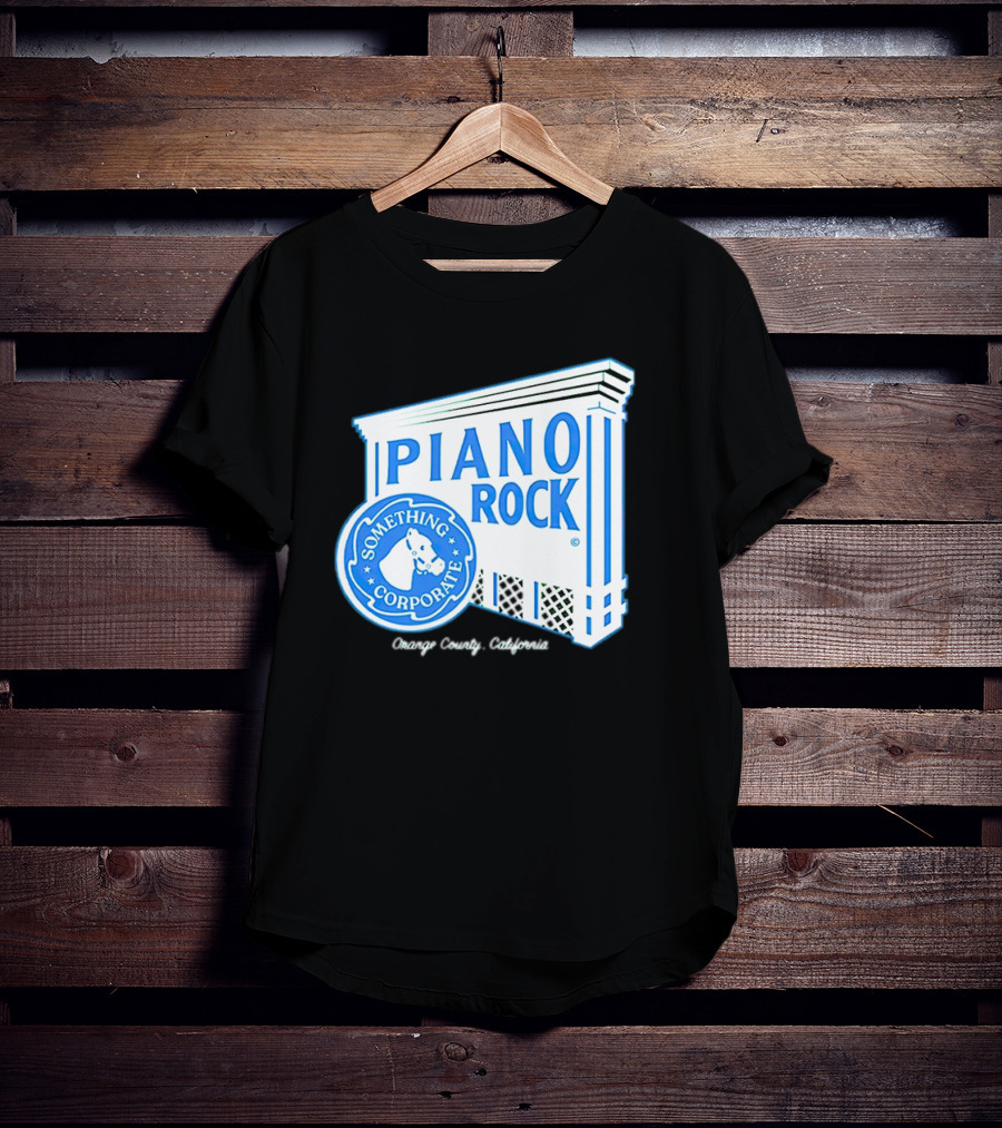 Piano Rock Something Corporate Orange County California T-Shirt