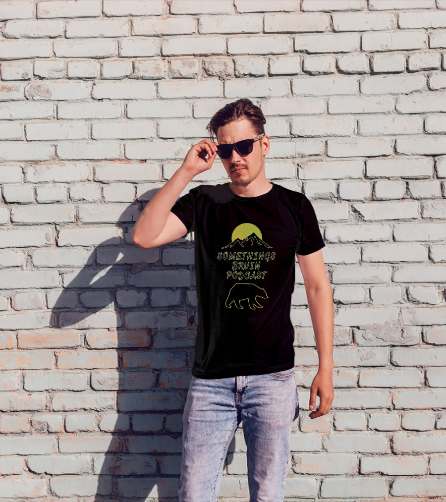 Something’s Bruin Podcast Mountain Bear Moon T-Shirt