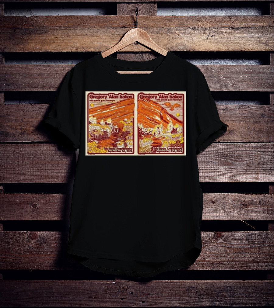 Gregory Alan Isakov With Special Guest Red Rocks Amphitheatre September 1st 2nd T-Shirt
