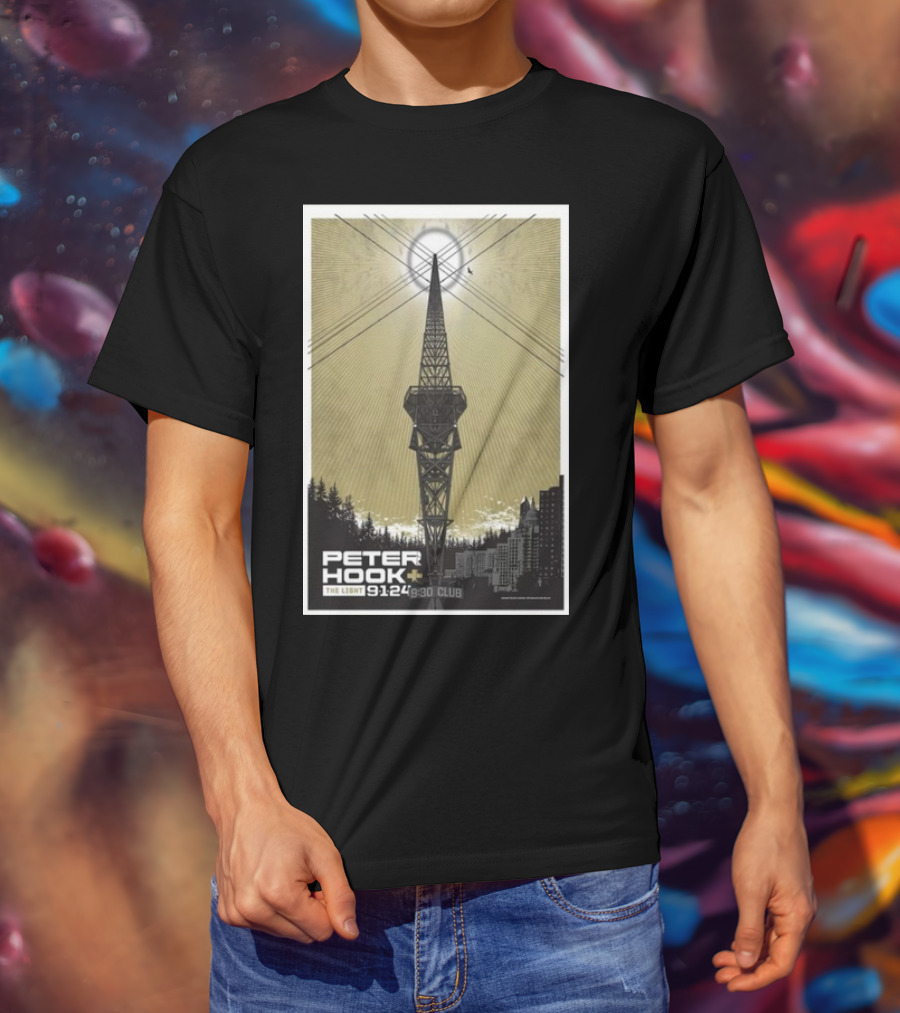 Peter Hook And The Light 9/1/24 9:30 Club Washington DC Tour T-Shirt