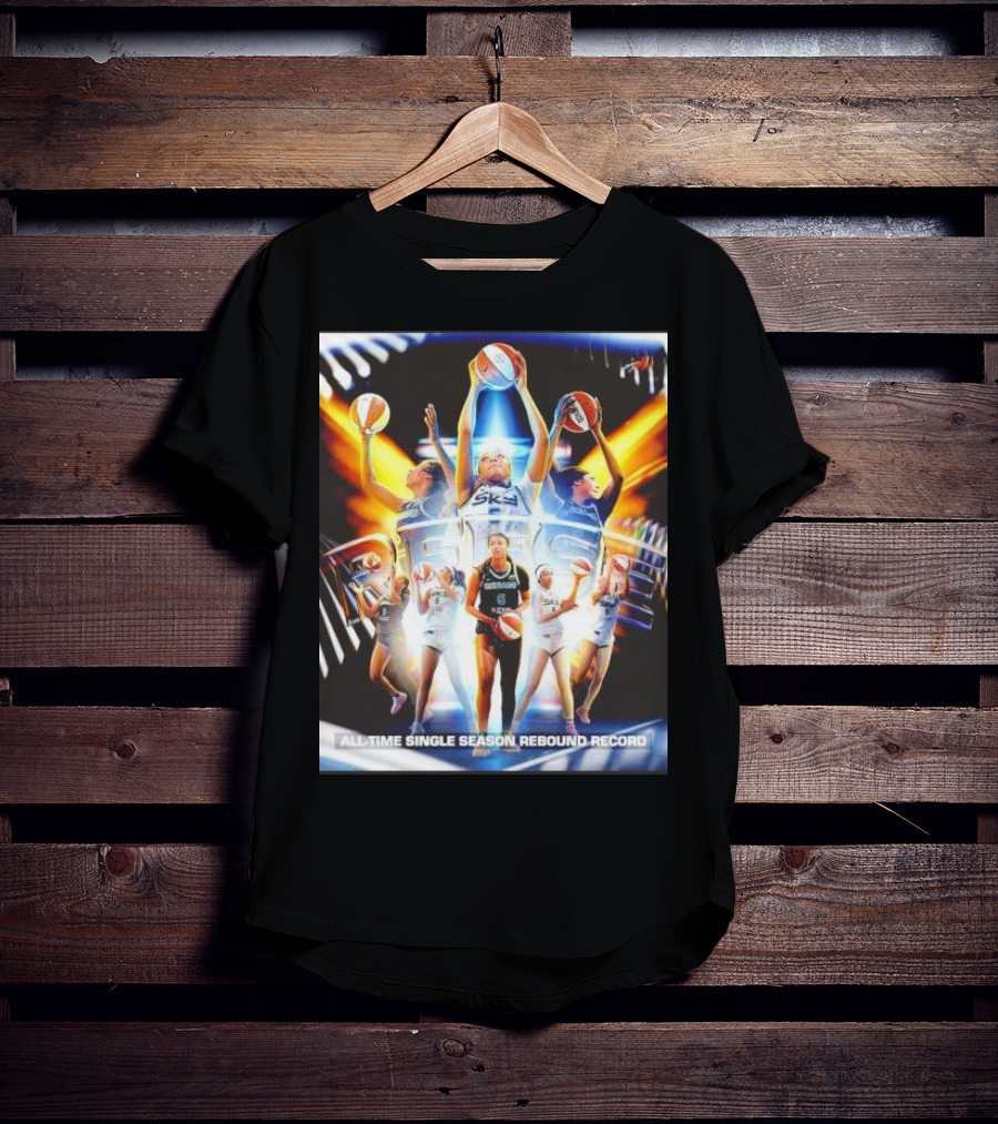 All-Time Single Season Rebound Record WNBA Angel Reese T-Shirt