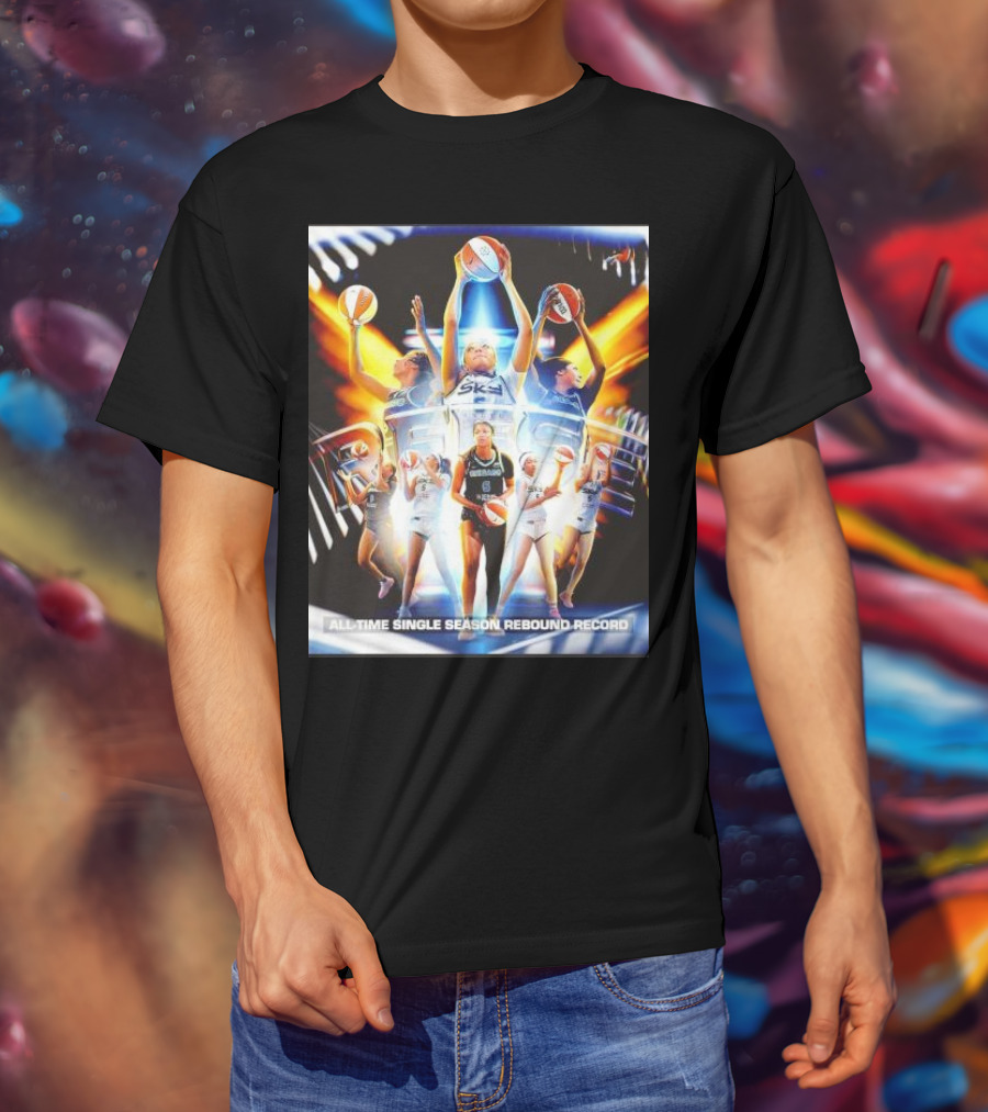 All-Time Single Season Rebound Record WNBA Angel Reese T-Shirt