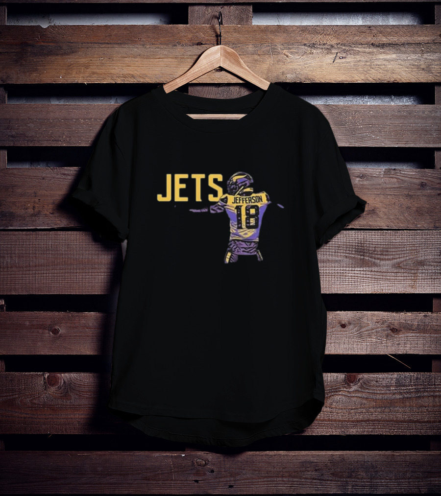 Anthony Edwards Jets Justin Jefferson Football Jersey 18 T-Shirt