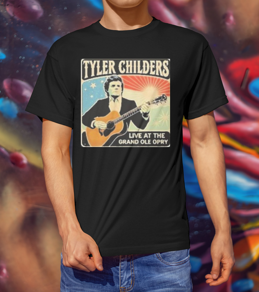 Tyler Childers Live Performance With Guitar At The Grand Ole Opry Iconic Event T-Shirt