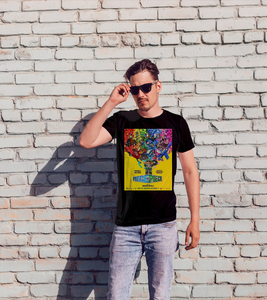 PHARRELL WILLIAMS PIECE BY PIECE TURN UP THE VOLUME OF YOUR IMAGINATION RELEASING IN THEATERS OCTOBER 11 T-Shirt