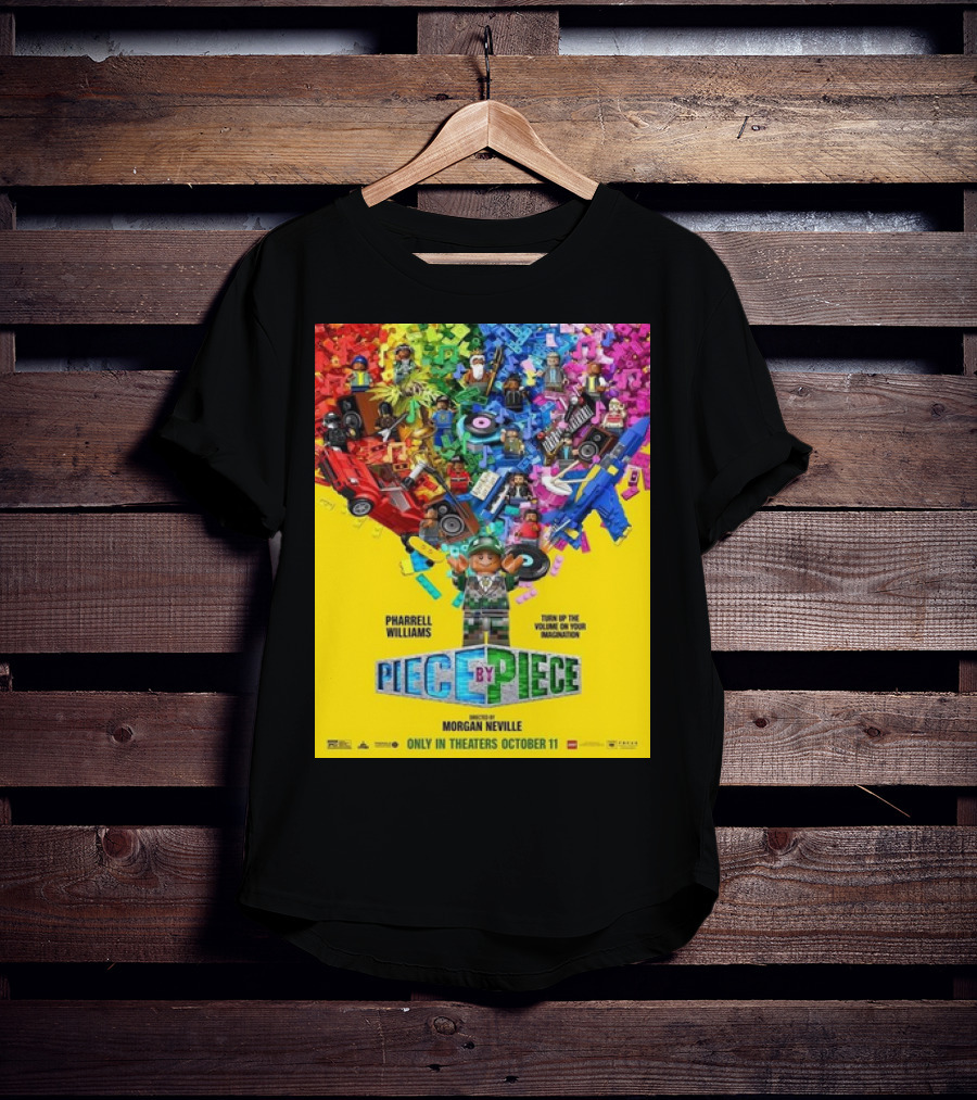 PHARRELL WILLIAMS PIECE BY PIECE TURN UP THE VOLUME OF YOUR IMAGINATION RELEASING IN THEATERS OCTOBER 11 T-Shirt
