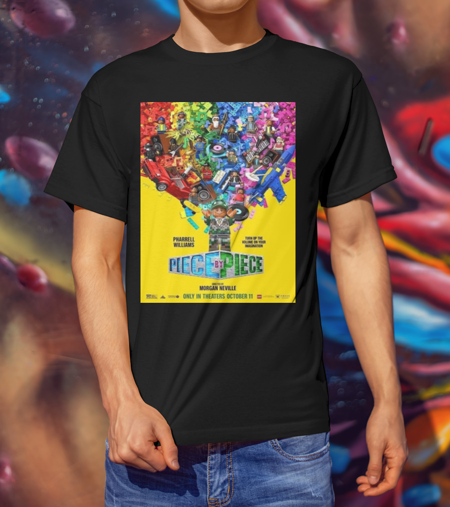 PHARRELL WILLIAMS PIECE BY PIECE TURN UP THE VOLUME OF YOUR IMAGINATION RELEASING IN THEATERS OCTOBER 11 T-Shirt