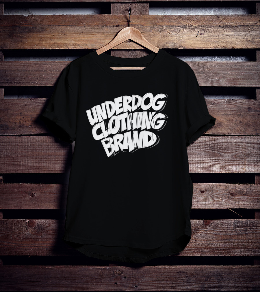 UNDERDOG CLOTHING BRAND Streetwear Bold Lettering T-Shirt