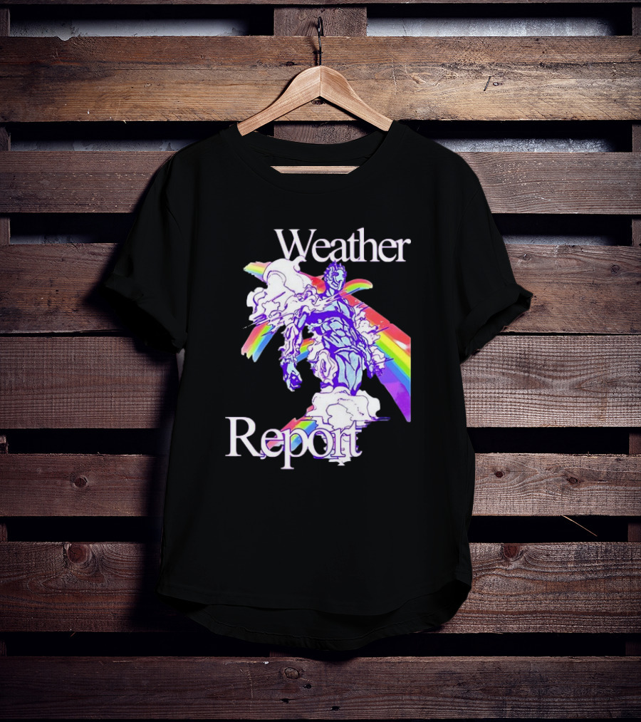 Weather Report JoJo's Bizarre Adventure Rainbow Character T-Shirt