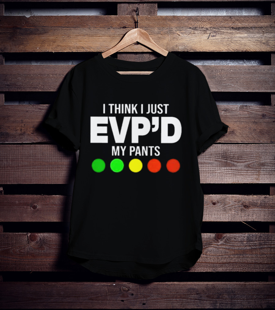 Greg Newkirk I Think I Just EVP’d My Pants Ghost Hunting Humor Paranormal Lights T-Shirt