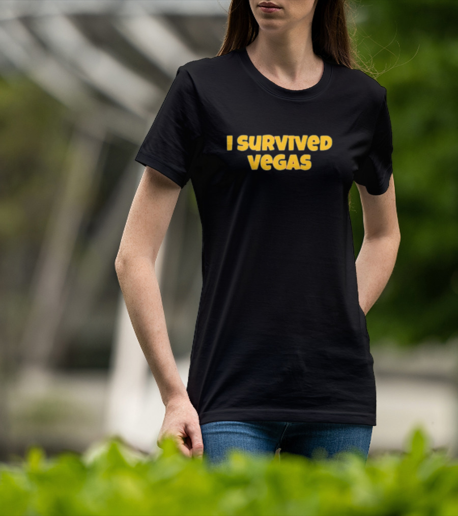 I Survived Vegas LSU Tigers T-Shirt