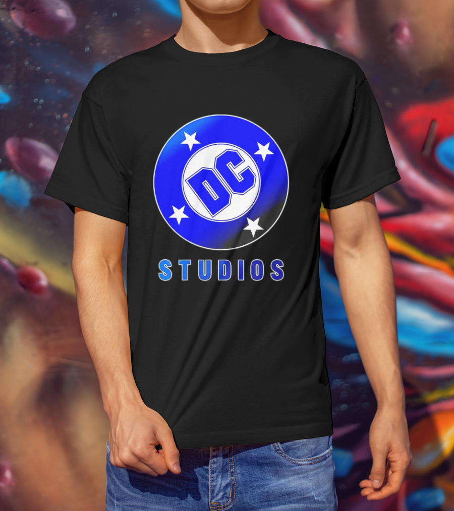 James Gunn DC Studios Logo With Stars T-Shirt