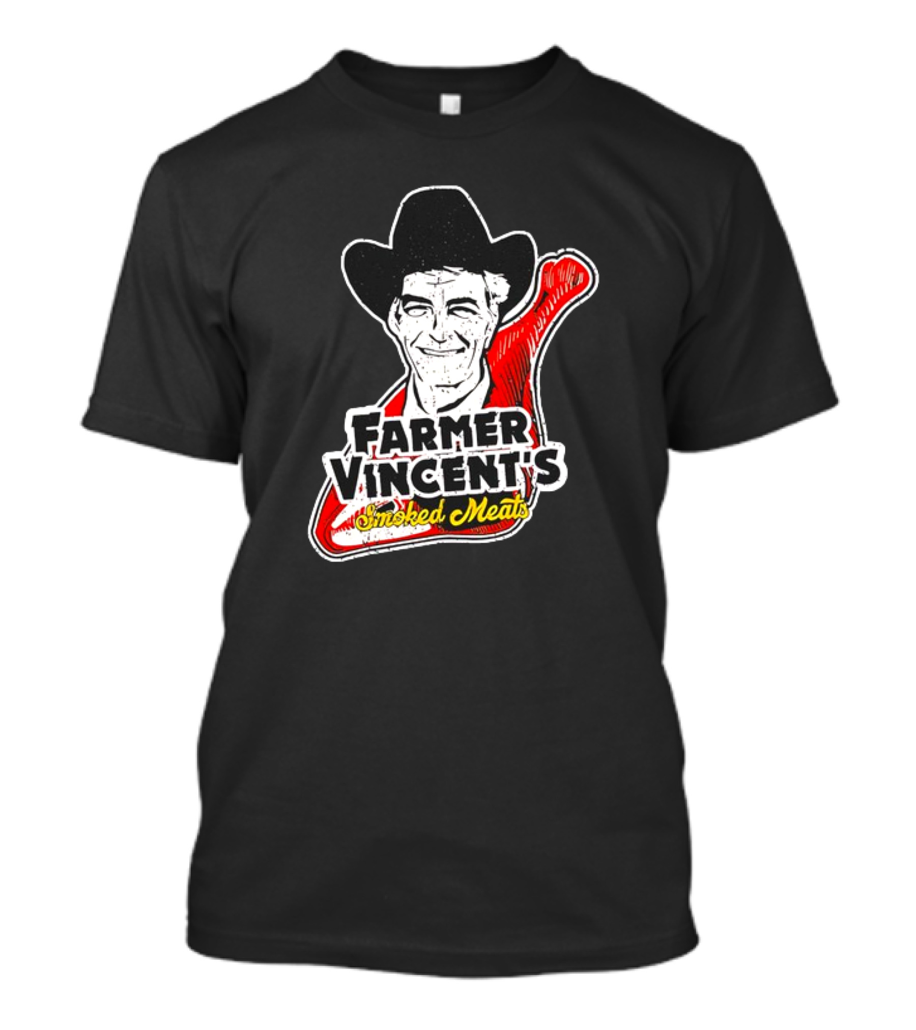 Farmer Vincent's Smoked Meats Vintage Cowboy T-Shirt