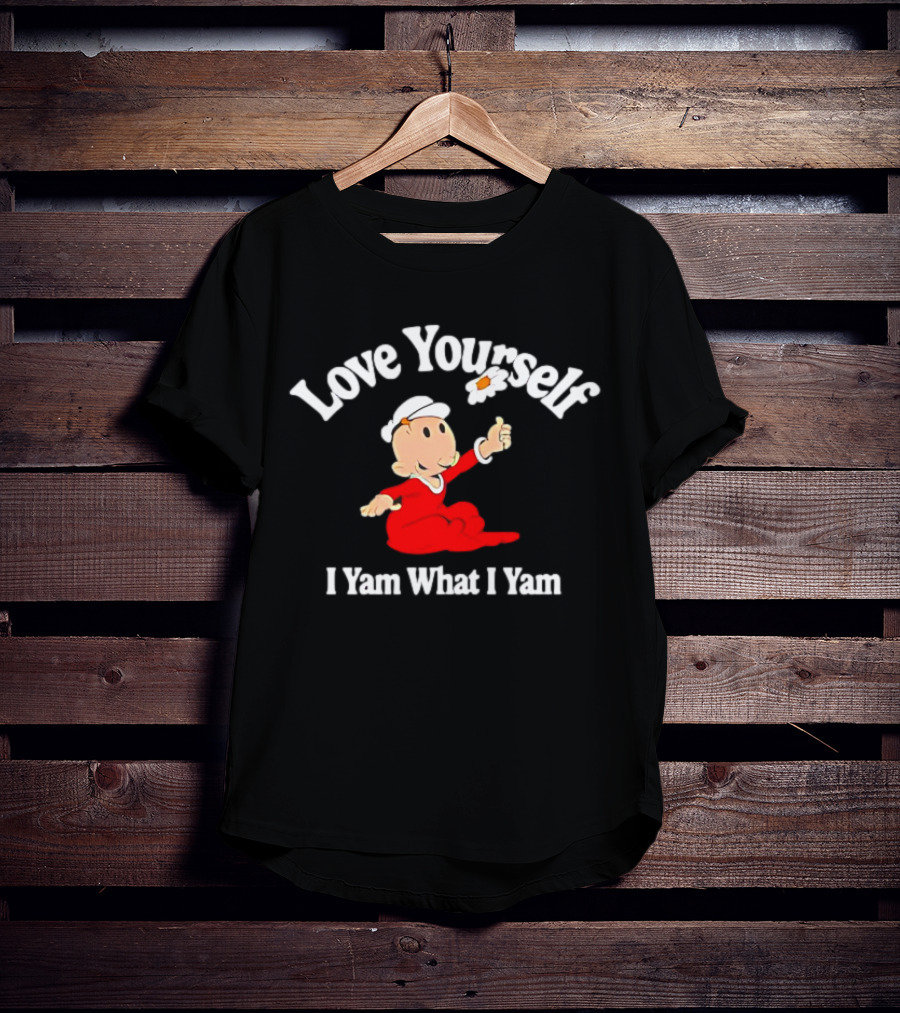 Popeye Love Yourself I Yam What I Yam Thumbs Up T-Shirt