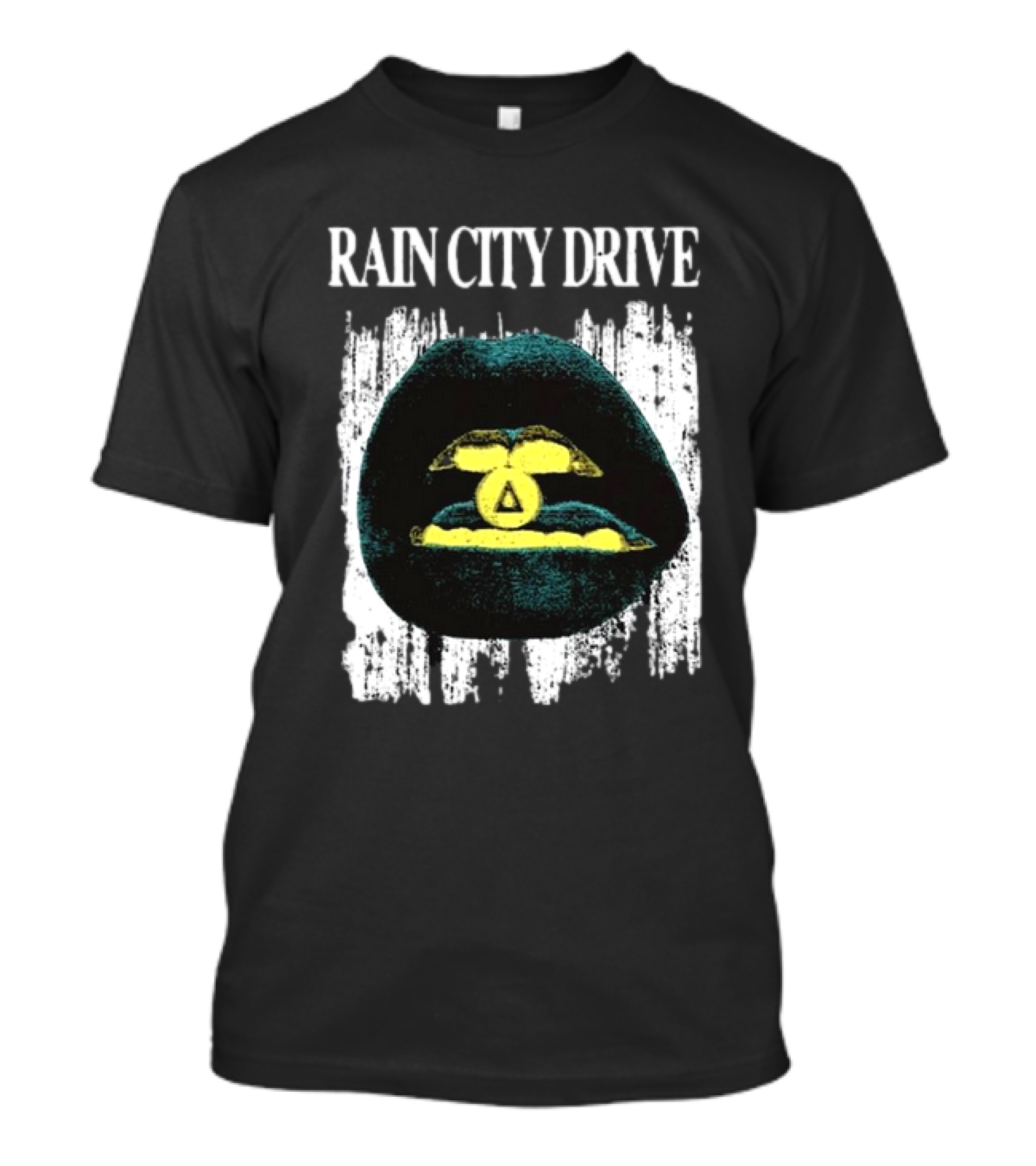 Rain City Drive Lips Neon Symbol T-Shirt