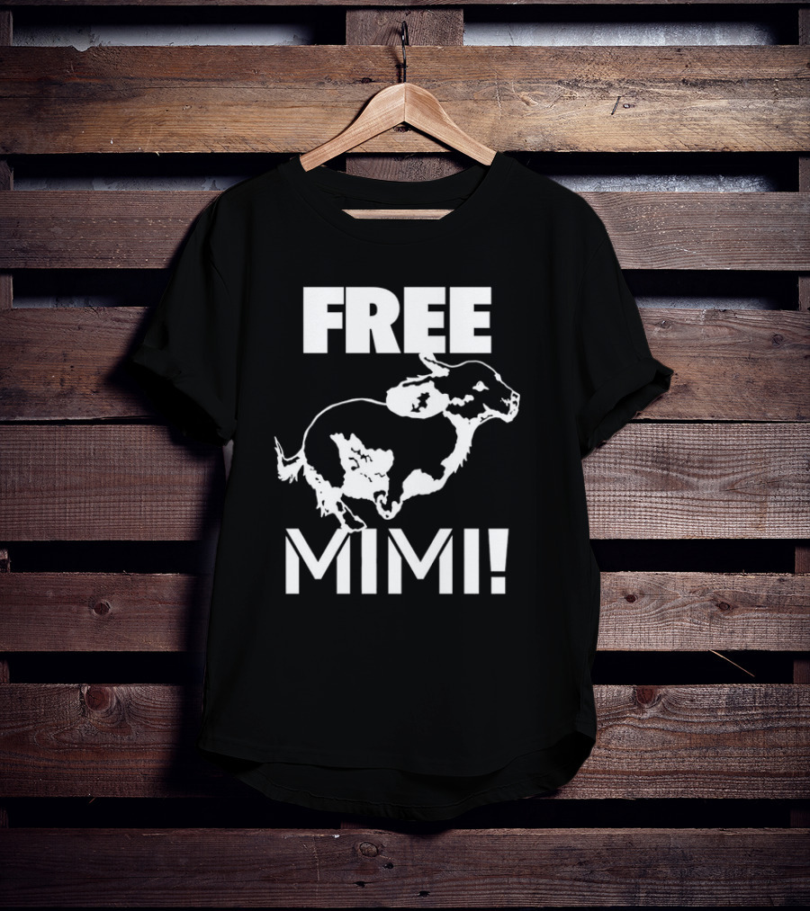 Free Mimi Running Cow T-Shirt