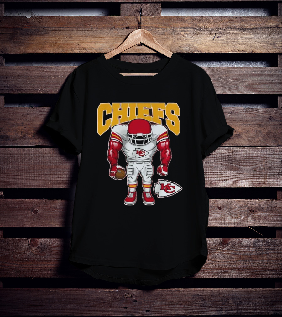 Kansas City Chiefs Brute Squad Football Player T-Shirt