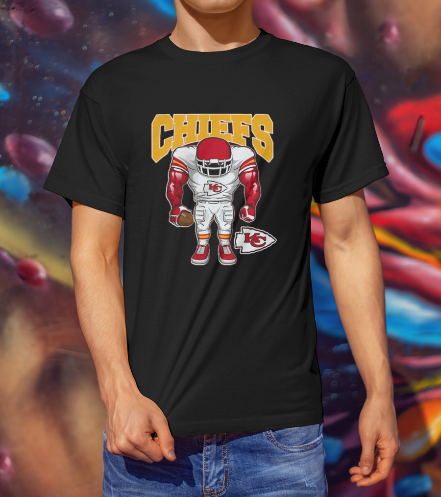 Kansas City Chiefs Brute Squad Football Player T-Shirt