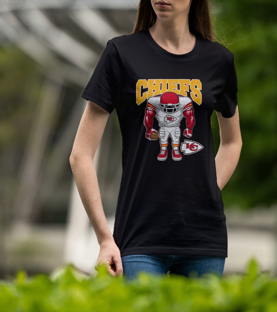 Kansas City Chiefs Brute Squad Football Player T-Shirt