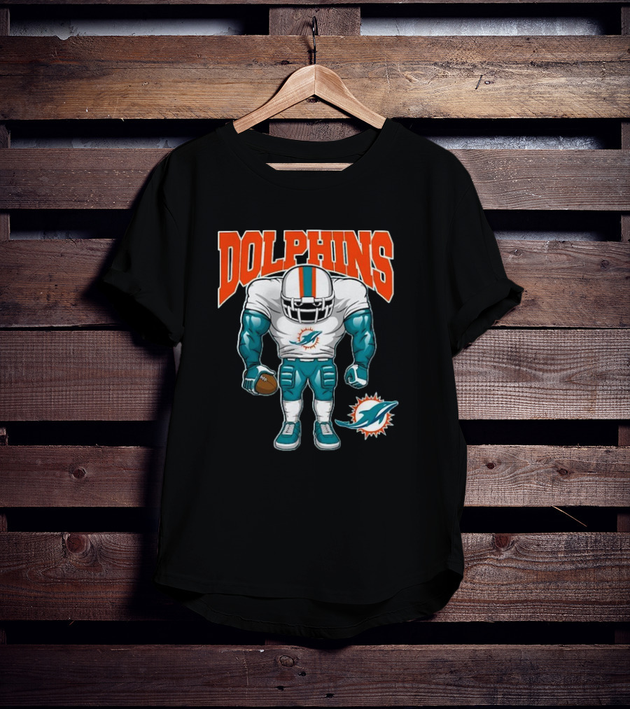 Miami Dolphins Brute Squad NFL Football Player T-Shirt