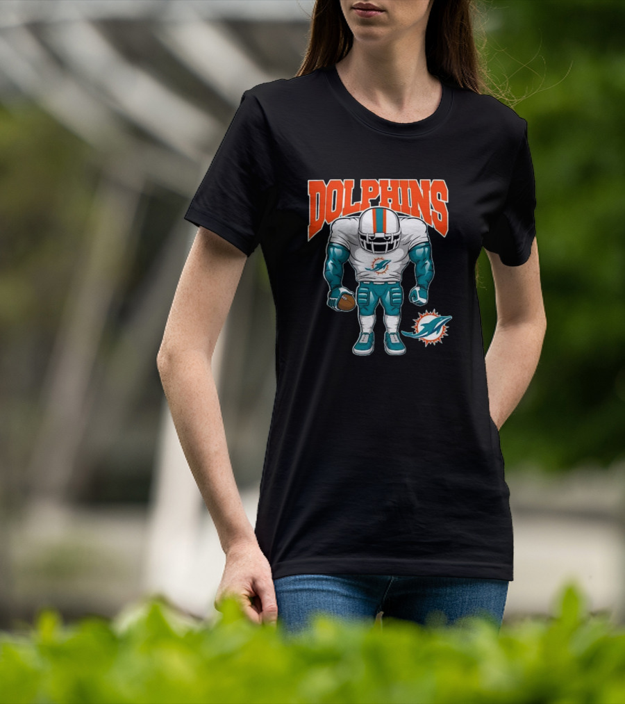 Miami Dolphins Brute Squad NFL Football Player T-Shirt