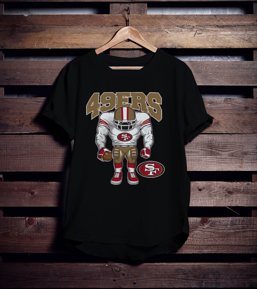 49ers NFL San Francisco 49ers Scarlet Brute Squad T-Shirt